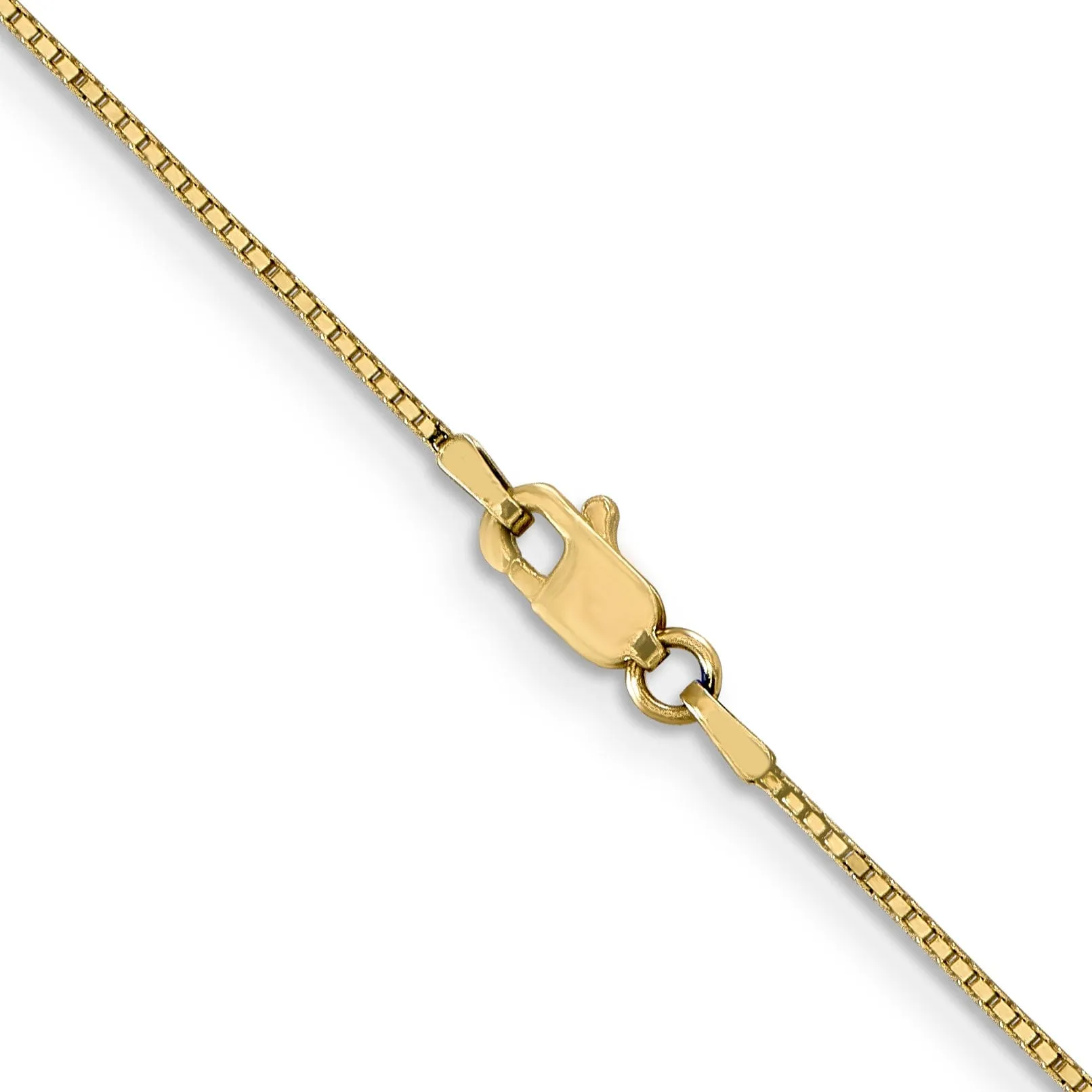 14k Yellow Gold .9 mm Box Chain