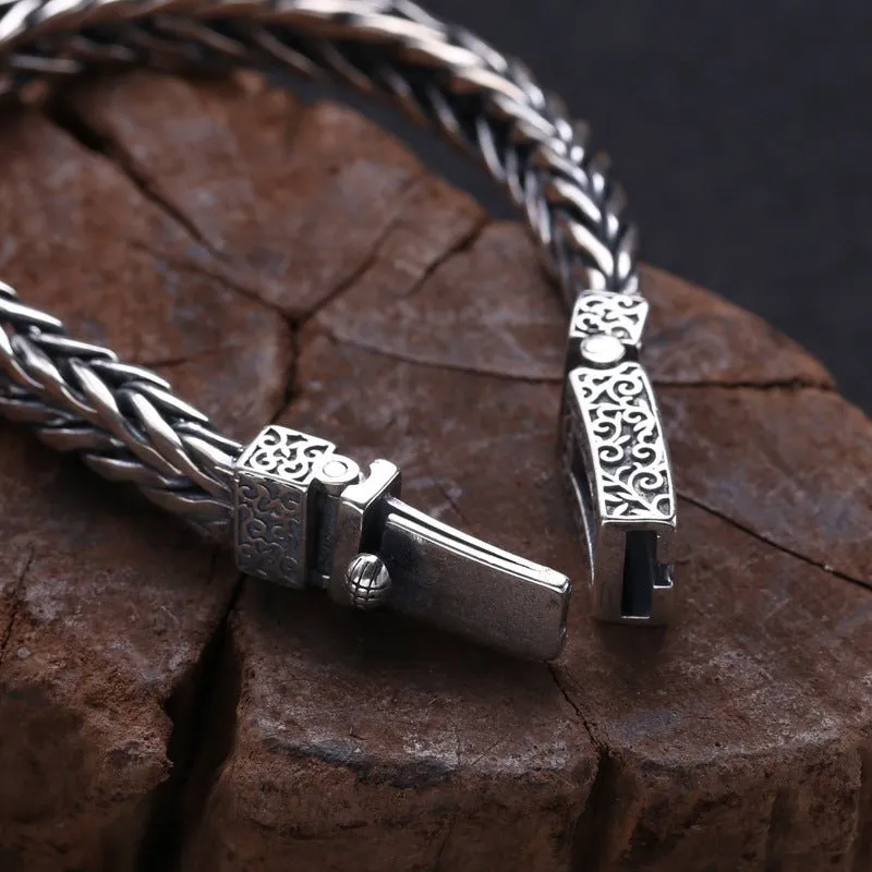 925 Sterling Silver Men's Bracelet Jewelry