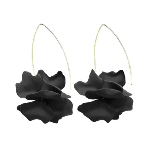 AC Air Bloom Drop Earrings Black