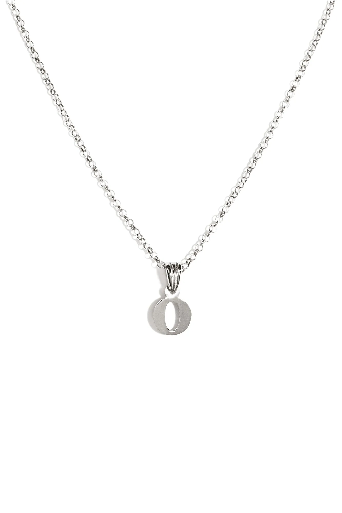 Alphabetic Pendant in Silver