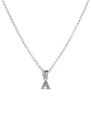 Alphabetic Pendant in Silver