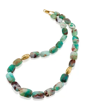 Aquaprase Beaded Neckalce