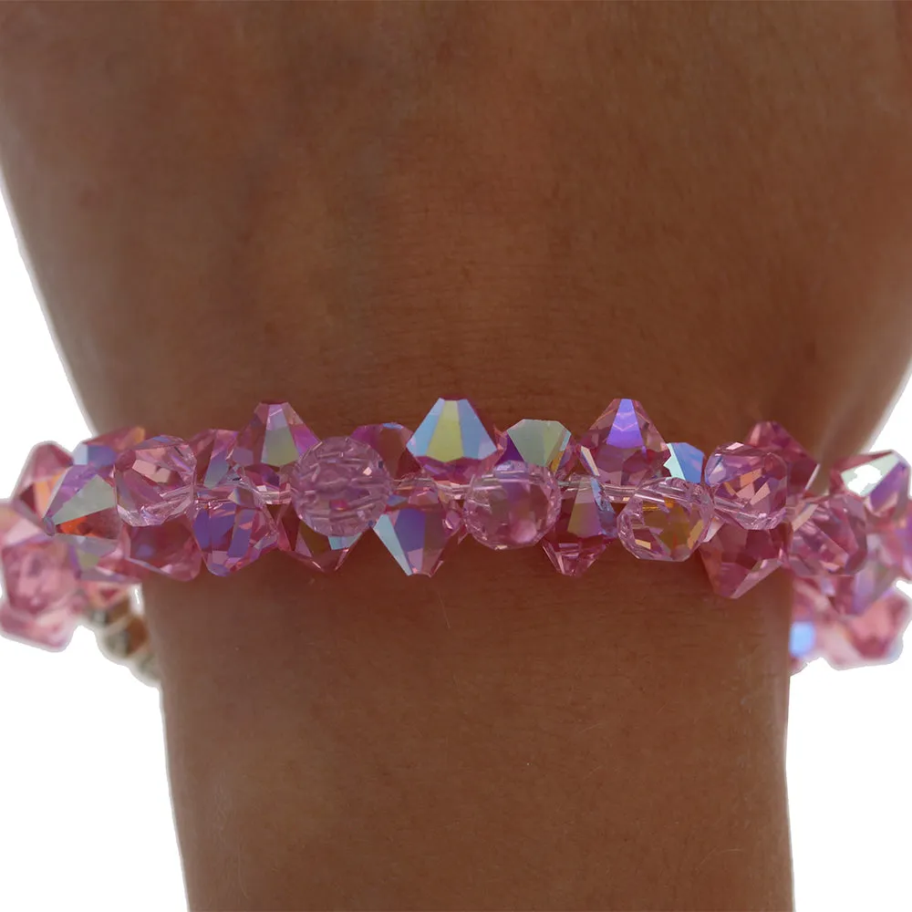 Bicone Swarovski Crystal Bracelet