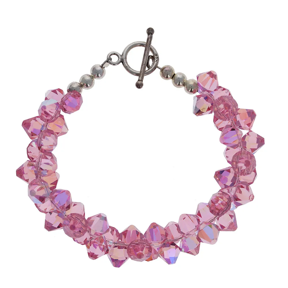 Bicone Swarovski Crystal Bracelet