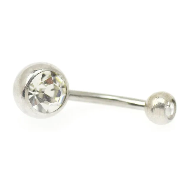 Body Piercing Jewelry Silver Color  Bar Ball Barbell Belly Navel Button Ring