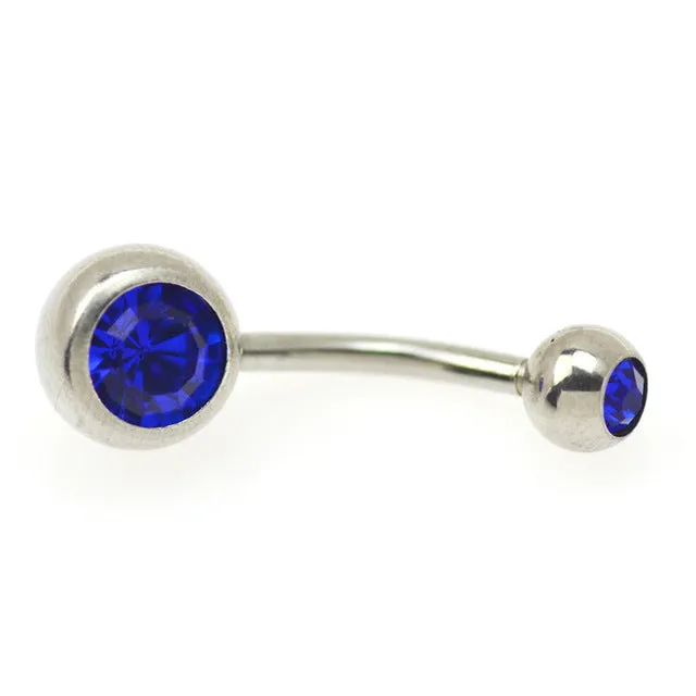 Body Piercing Jewelry Silver Color  Bar Ball Barbell Belly Navel Button Ring