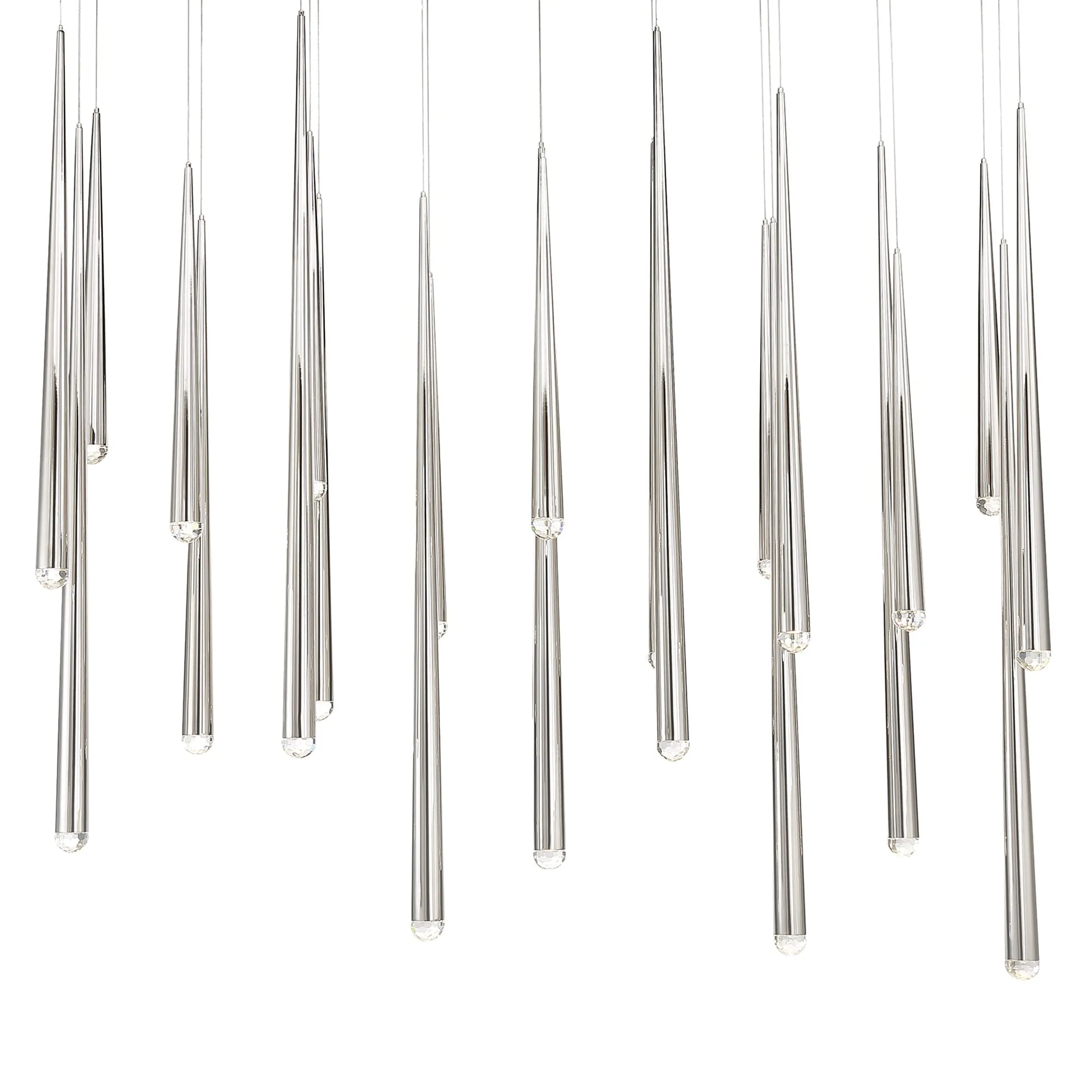 Cascade LED 23 Light Crystal Linear Chandelier