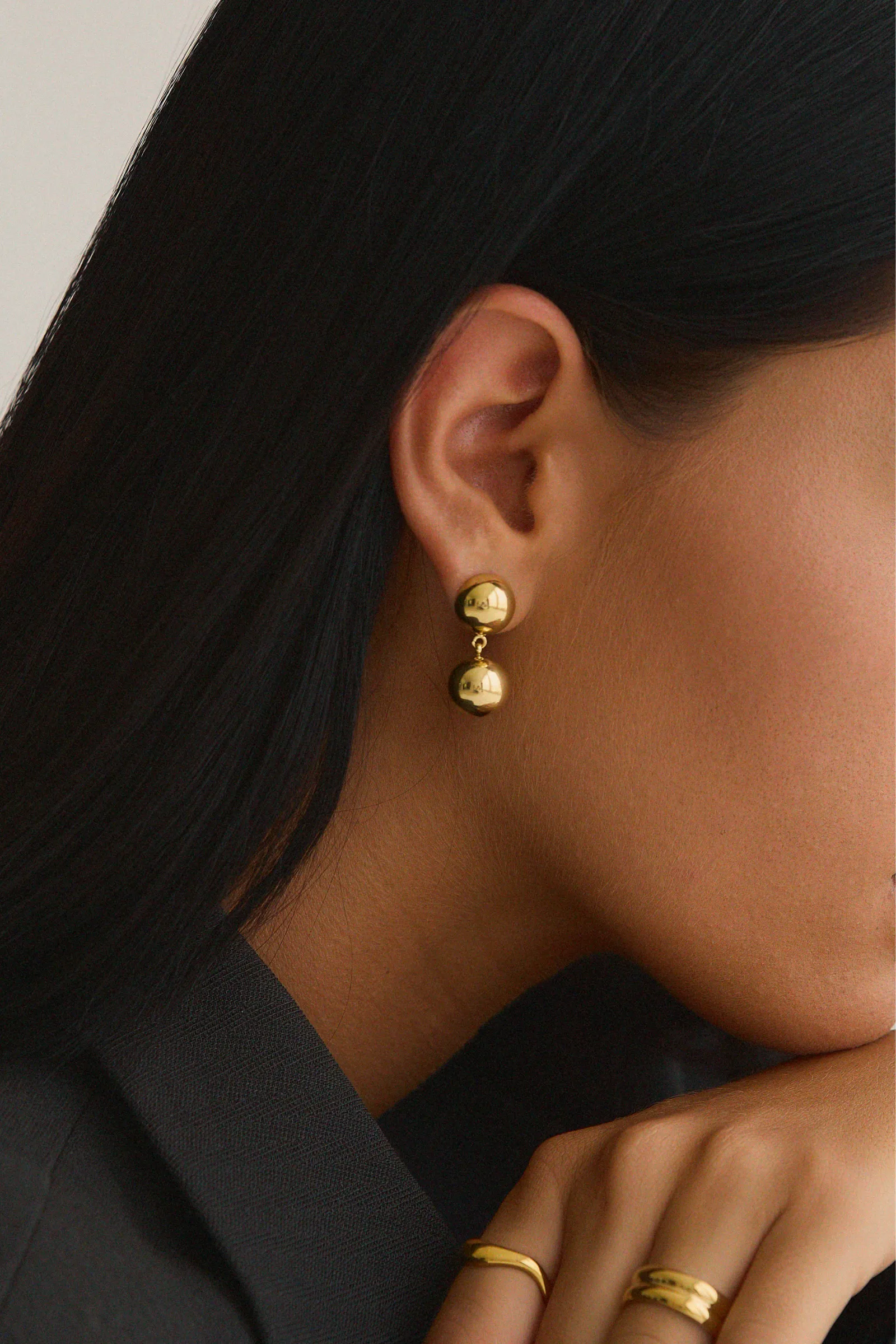 C'est la vie Earrings - Gold