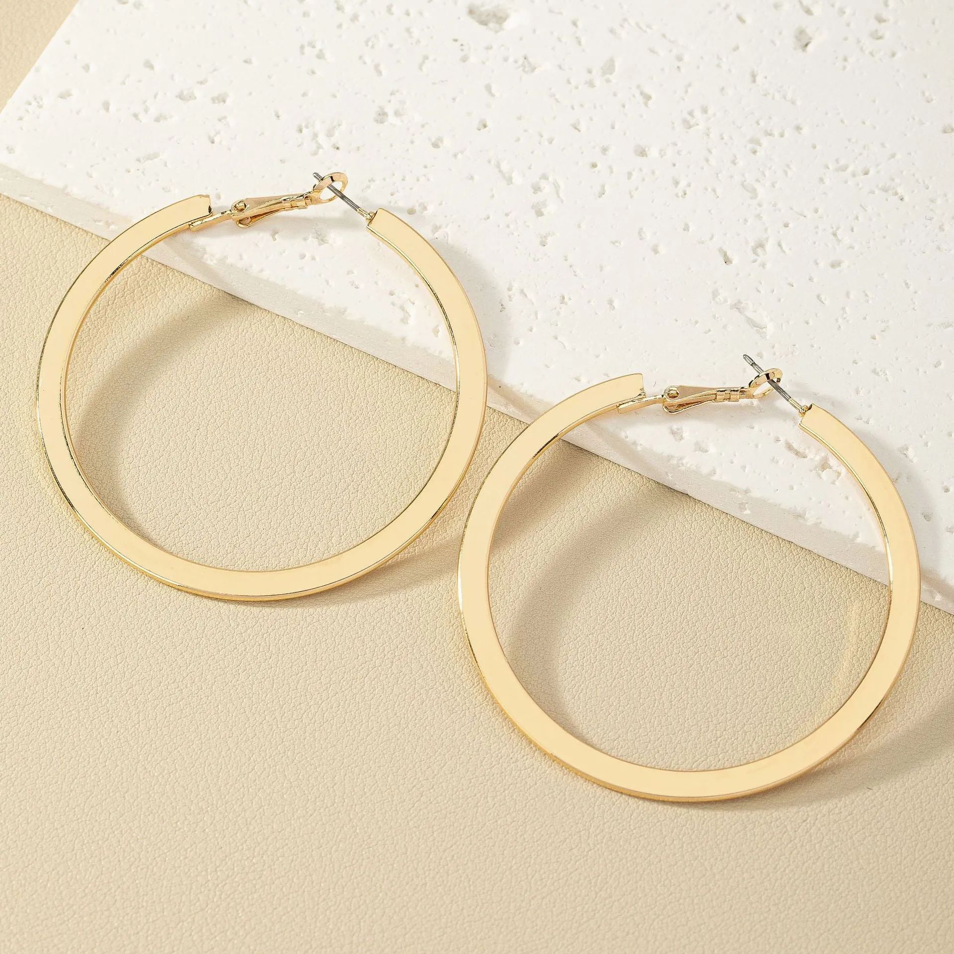 Chic Cold Breeze Hoop Earrings - Vienna Verve Collection