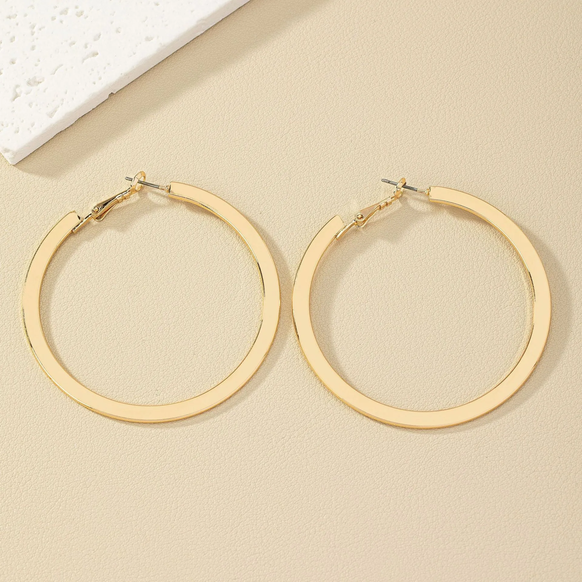 Chic Cold Breeze Hoop Earrings - Vienna Verve Collection