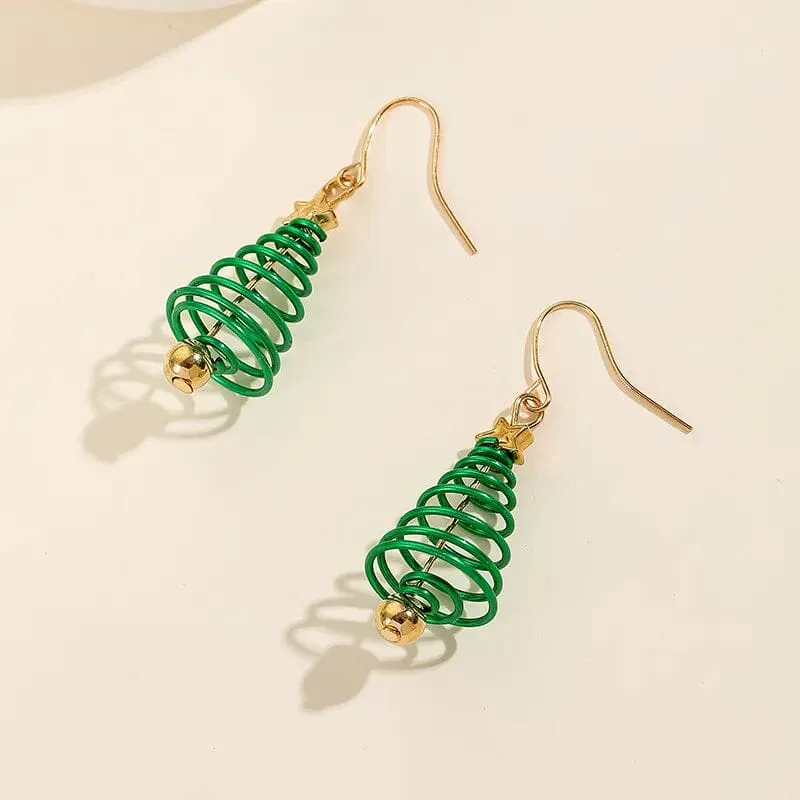 Christmas Tree Dangle Earrings | A Festive Fashion Statement