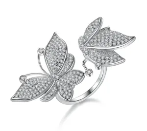 CZ Butterfly Ring