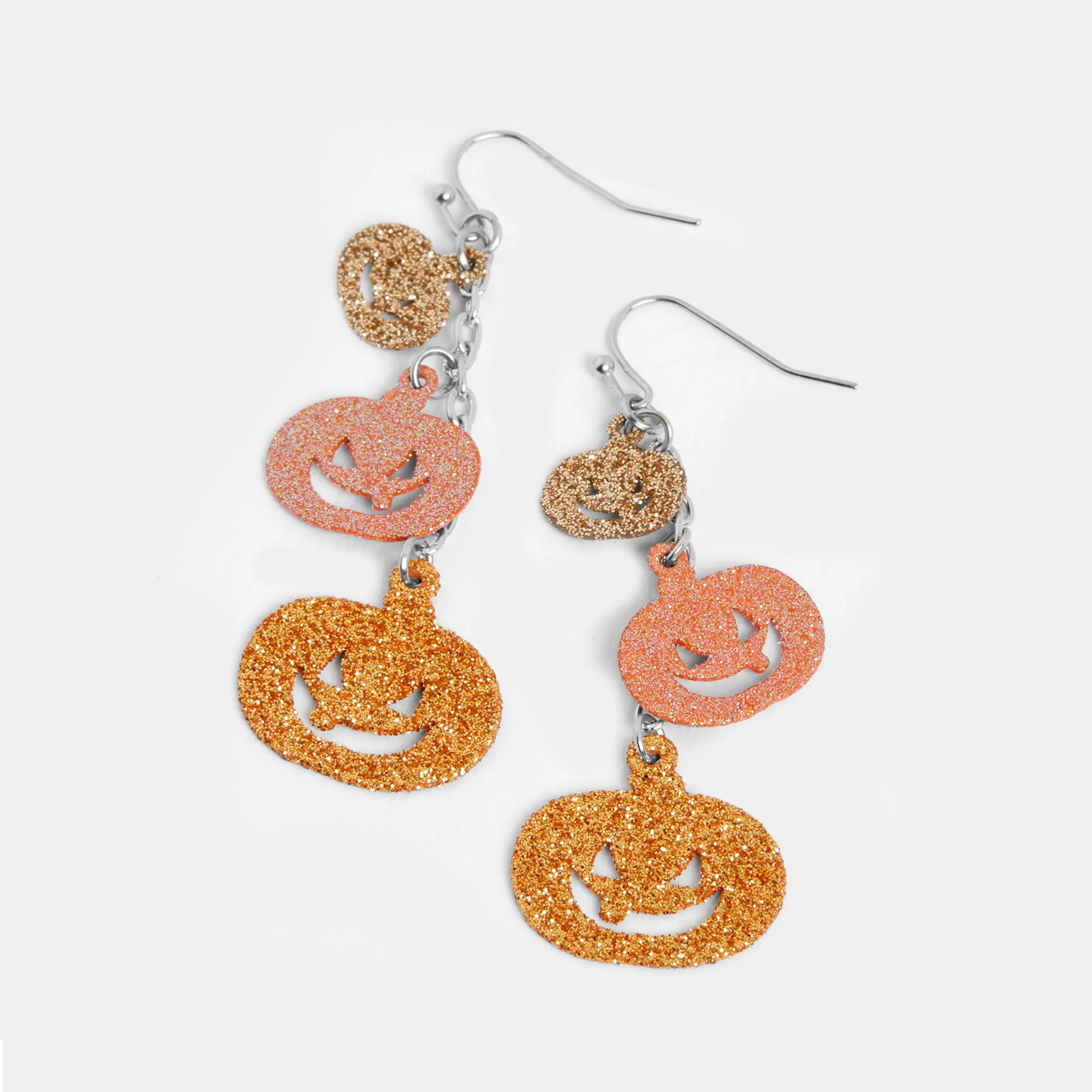 Dangling Pumpkins Earring