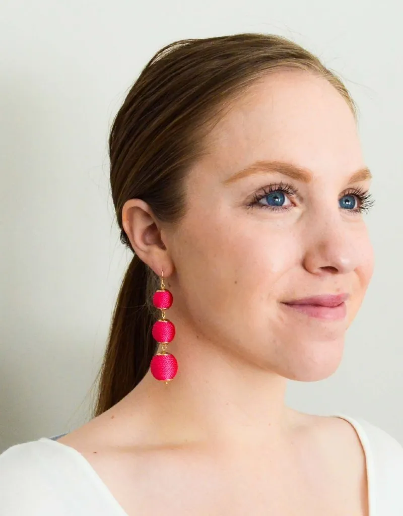 Dreaming Big Earrings (Pink - Small)