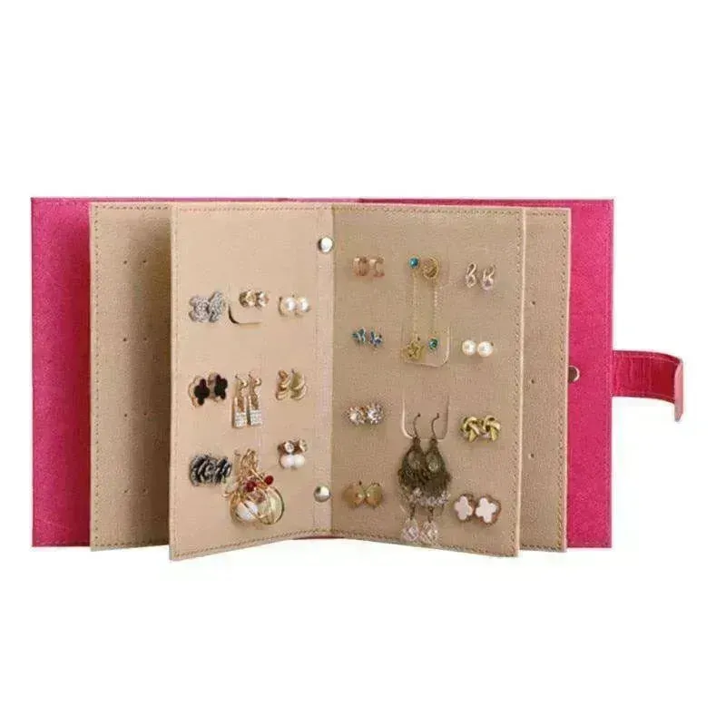 Earring Book Jewelry Box Necklace Organizer