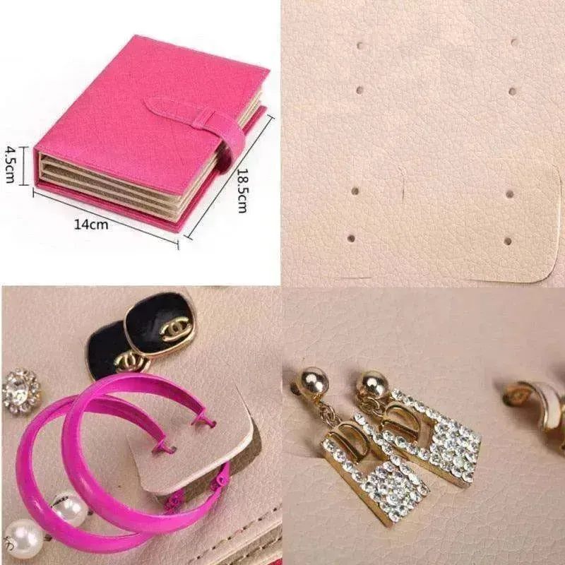 Earring Book Jewelry Box Necklace Organizer