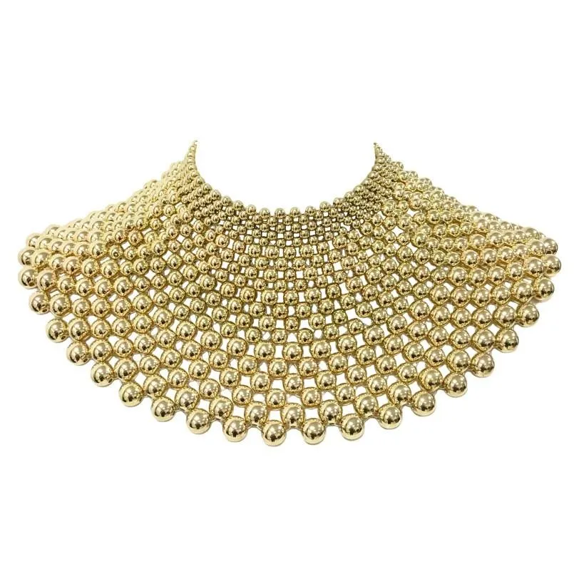 Egyptian Inspired Style Maxi Choker Necklace