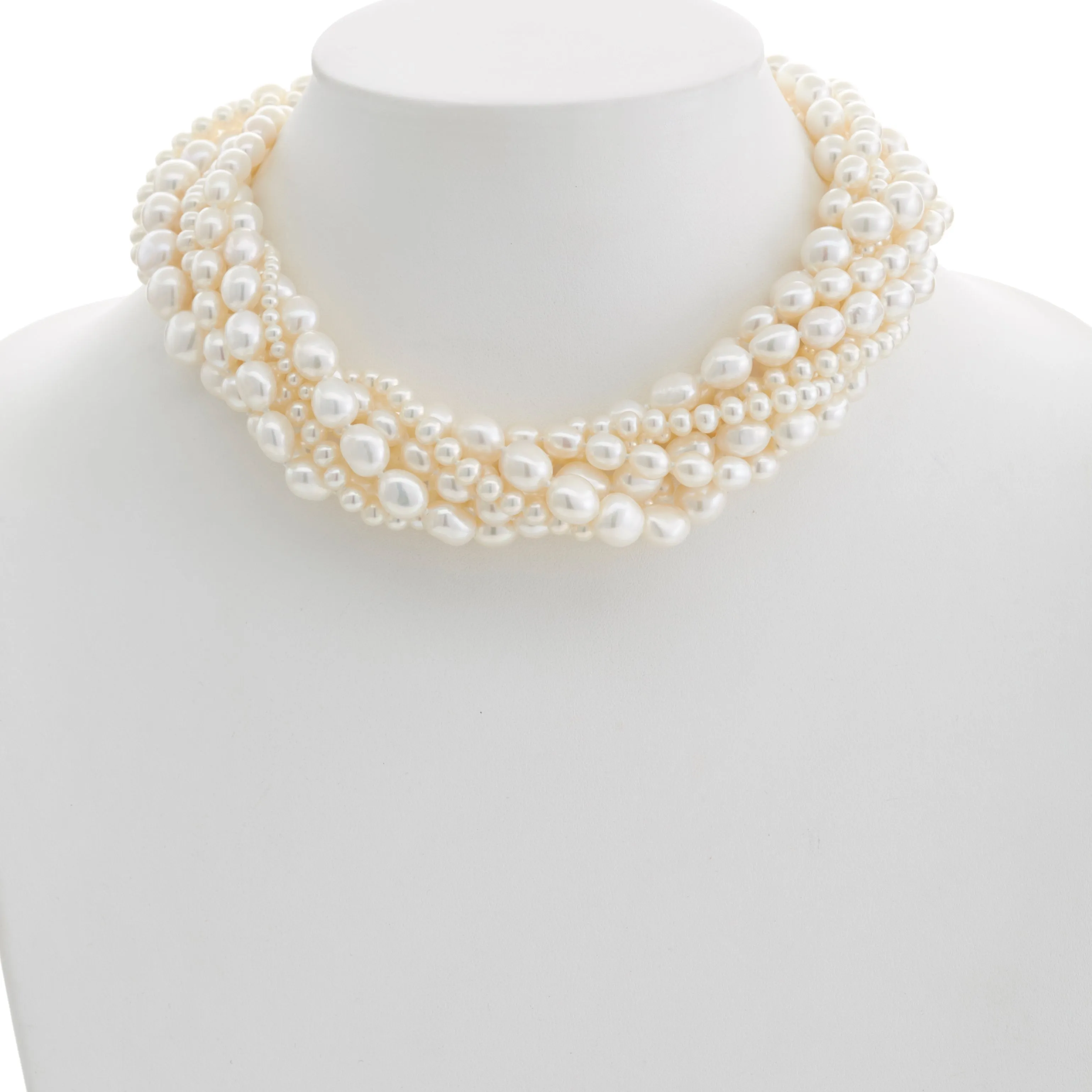 Eight-Strand Baroque Pearl Necklace