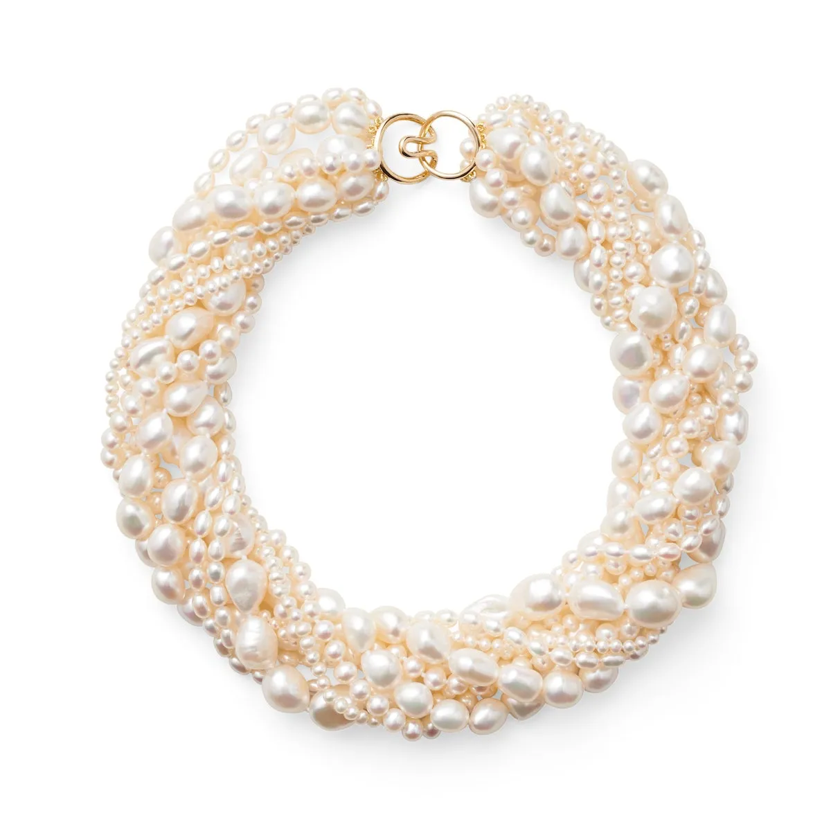 Eight-Strand Baroque Pearl Necklace