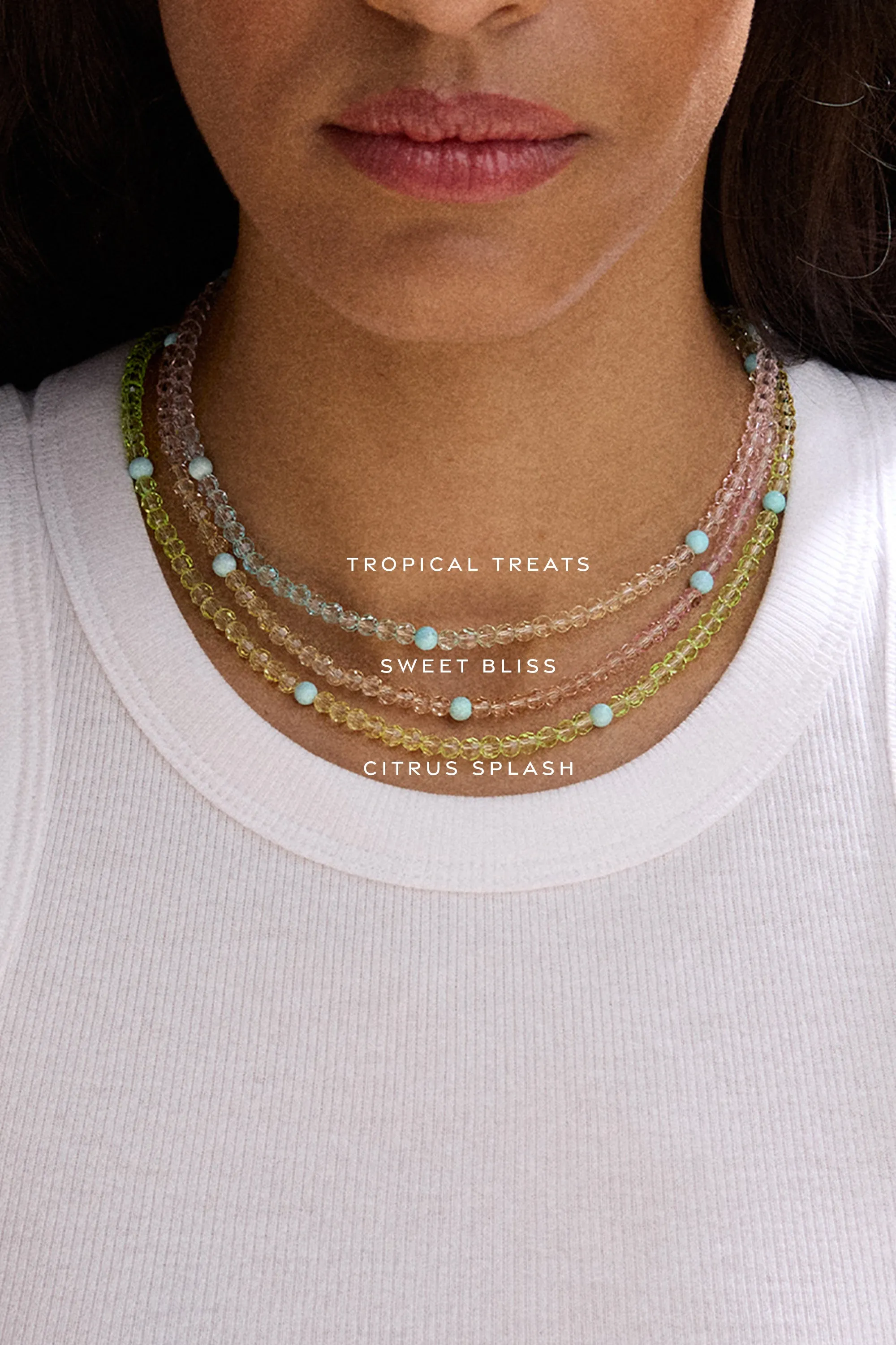 EXPRESS FORMENTERA SPARKLE NECKLACE - TROPICAL TREATS