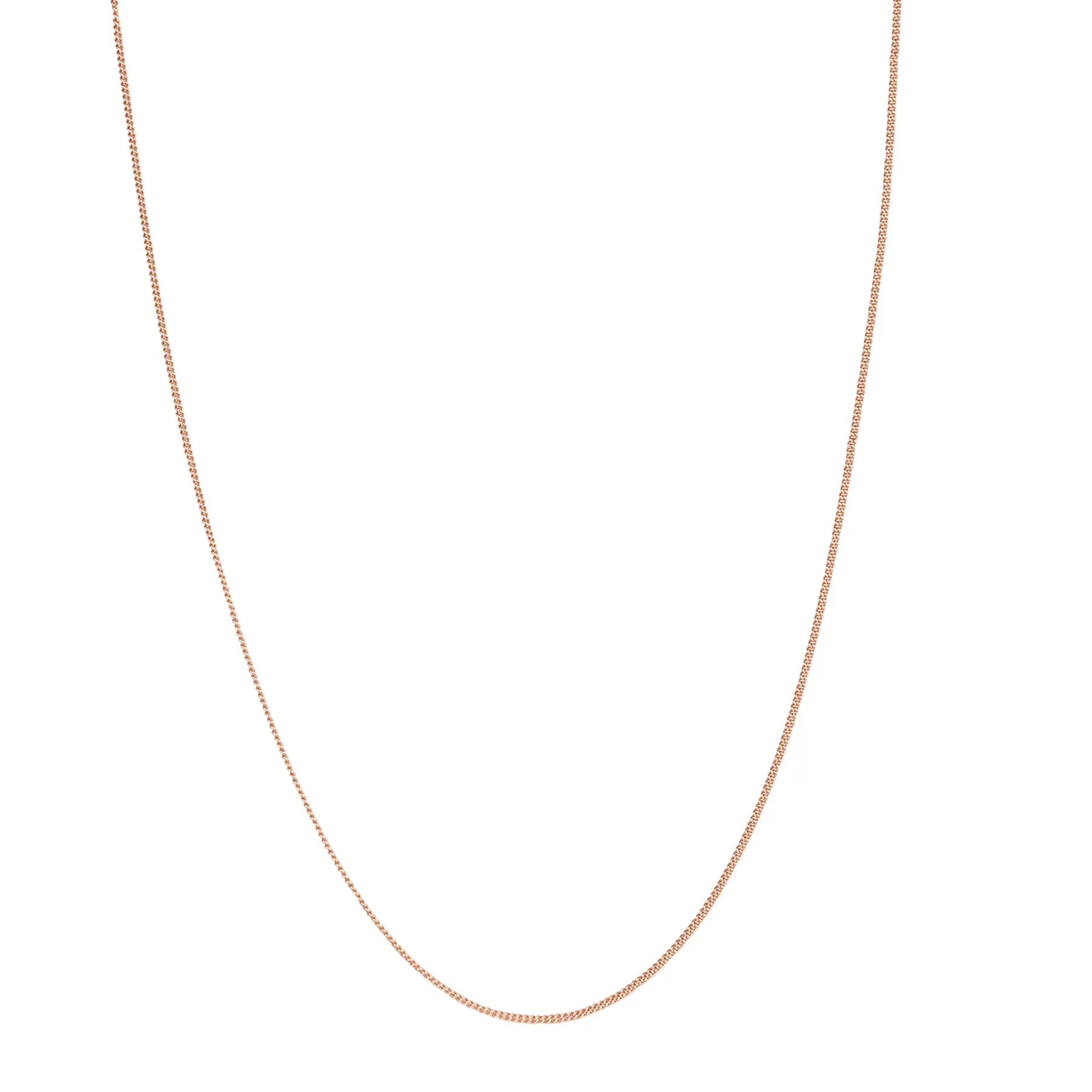 Fine Textured Chain Necklace Sterling Silver