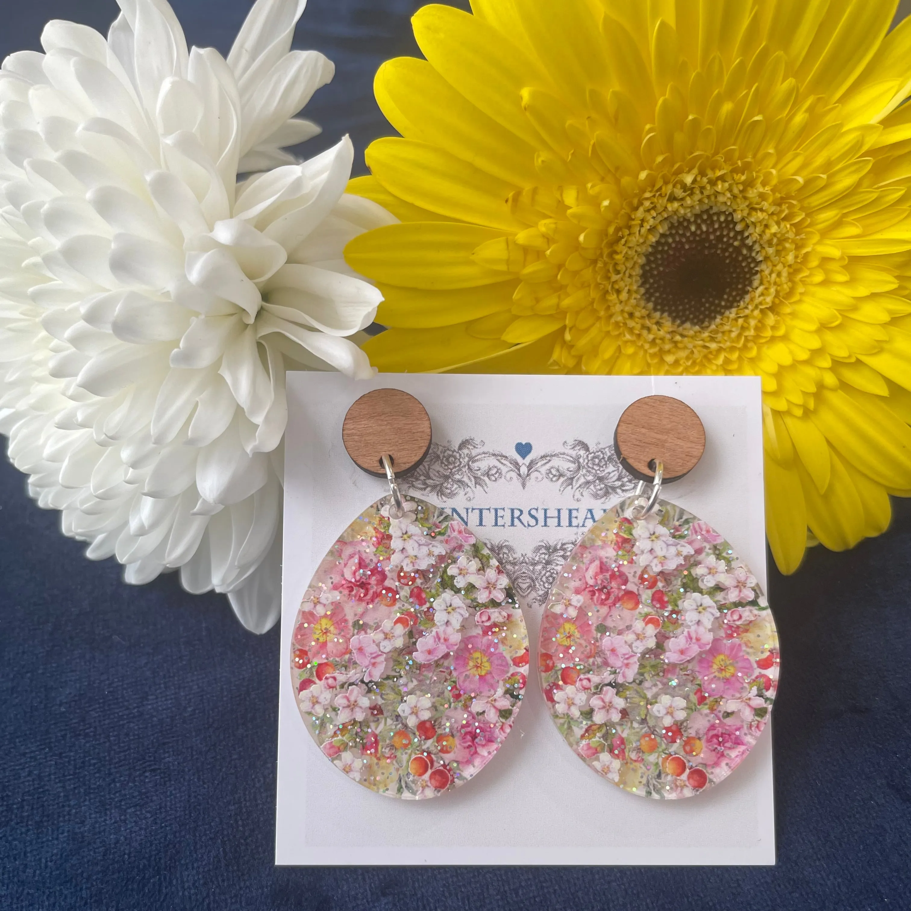 Floral egg - Earrings