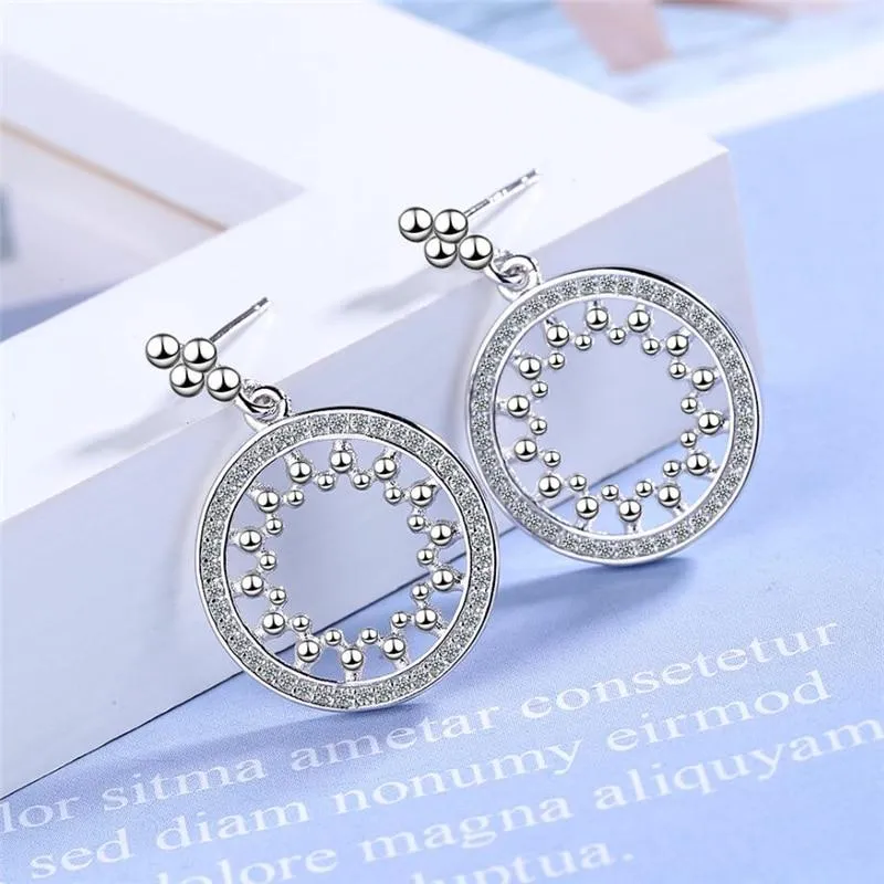 Geometric Circle Fashionable Women Earrings Fashion Women Dangle Earrings