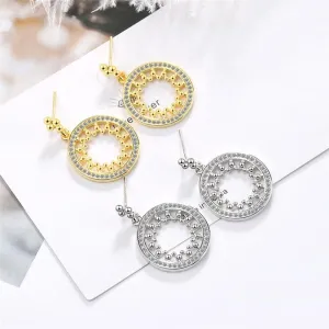 Geometric Circle Fashionable Women Earrings Fashion Women Dangle Earrings