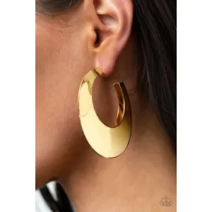 Going OVAL-board - Gold Earrings