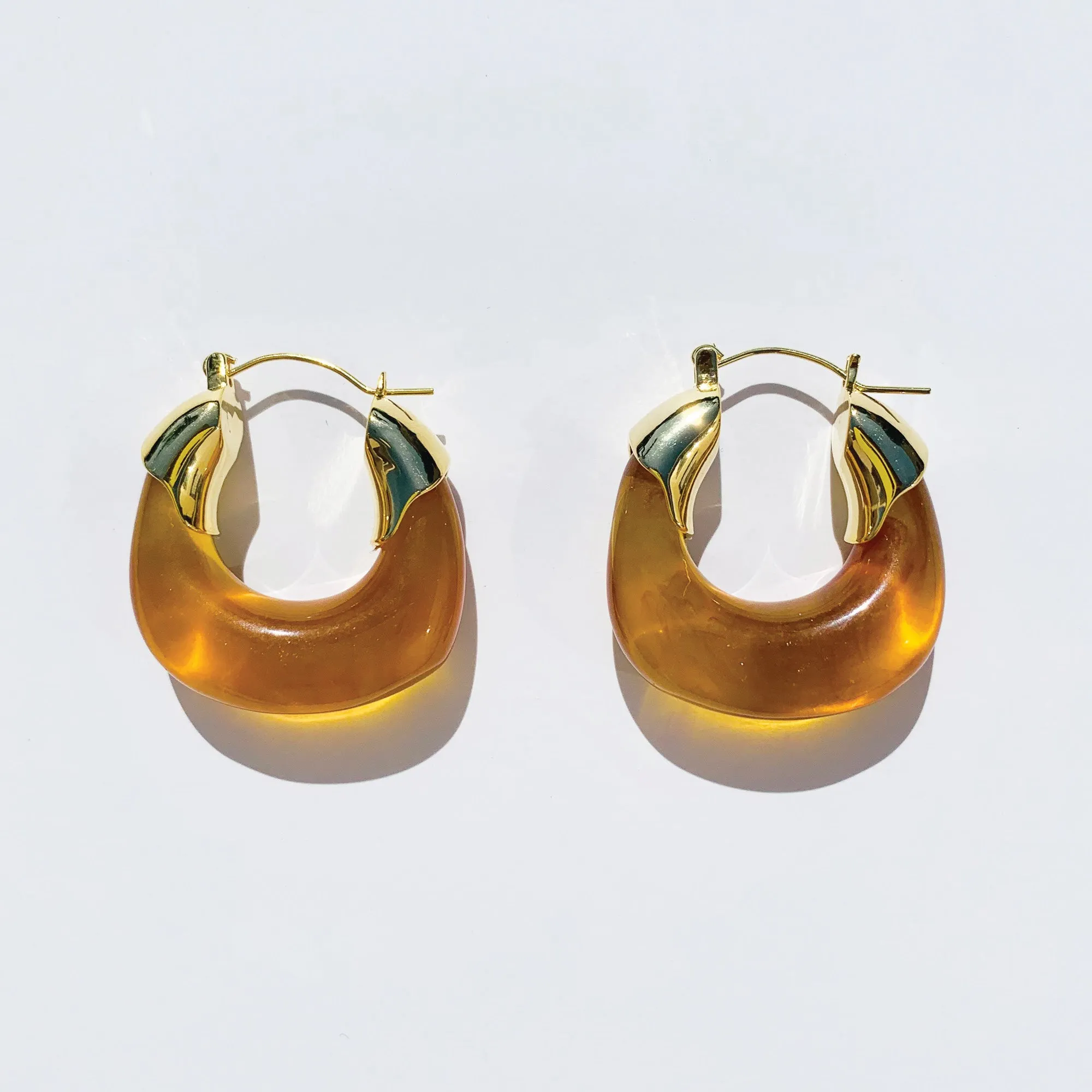 Green Resin Hoops