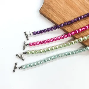 GUG Handmade Pearl Beaded Necklaces in Multicolor