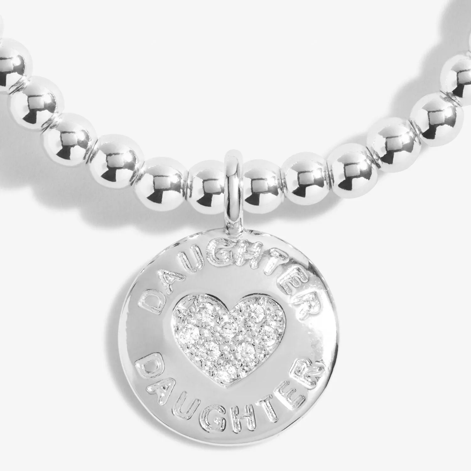 Joma Jewellery Silver A Little 'Just For You Daughter' Bracelet