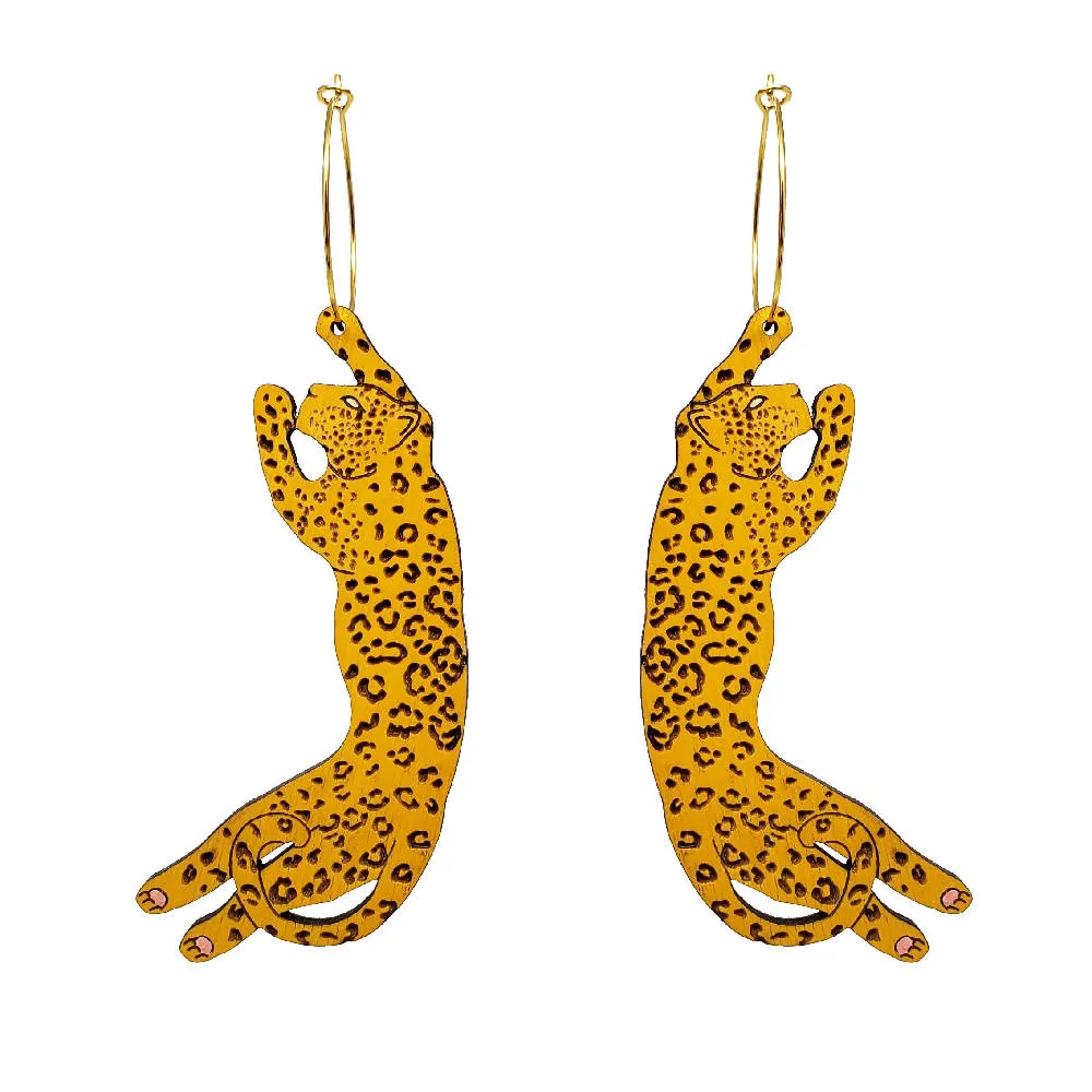 Leopard Hoops