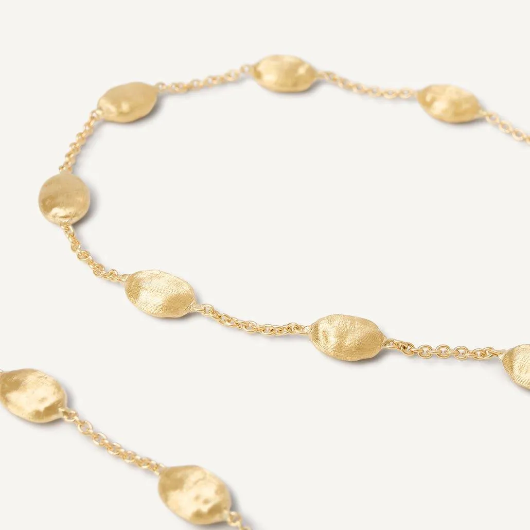 Marco Bicego Siviglia 18k Gold Small Bead Necklace Short