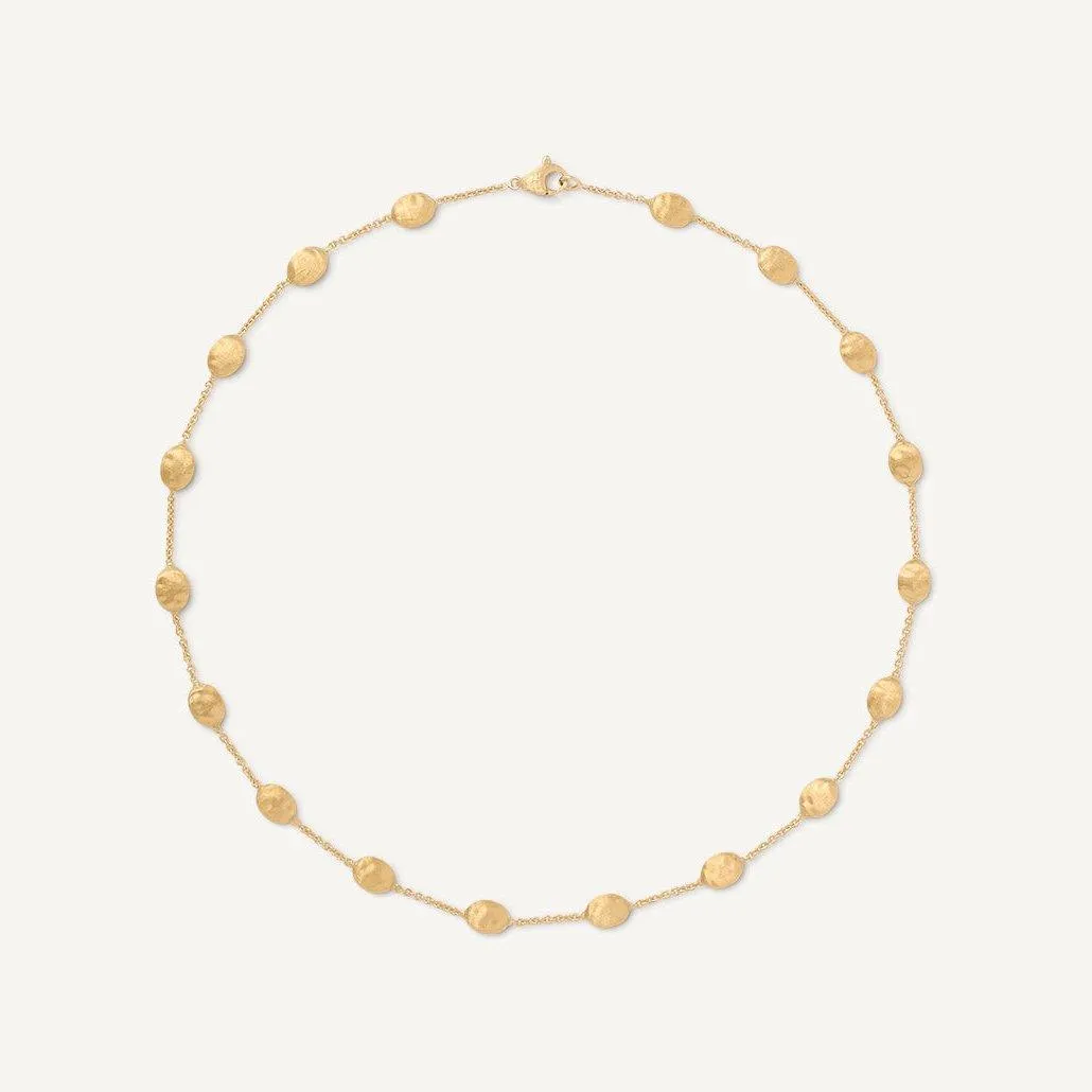 Marco Bicego Siviglia 18k Gold Small Bead Necklace Short