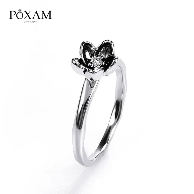 New Trendy Crystal Engagement Claws Design Rings For Women/ AAA White Zircon Cubic elegant rings