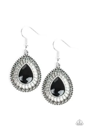 Paparazzi Earring ~ Limo Service - Black