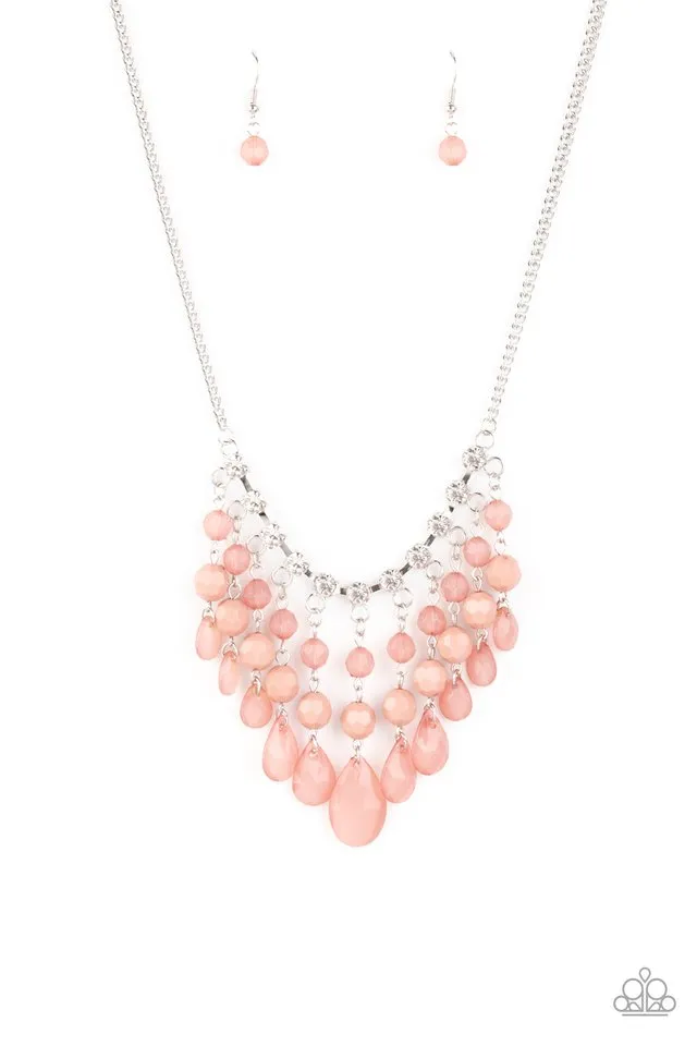 Paparazzi Necklace ~ Social Network - Pink