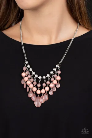 Paparazzi Necklace ~ Social Network - Pink