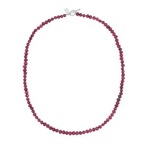 Petite Berry Pearl Necklace