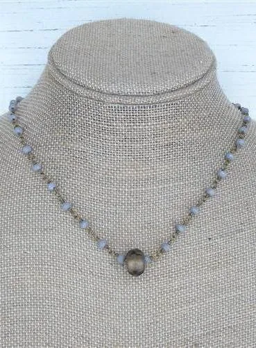 Roller Bead Charm Chain Choker