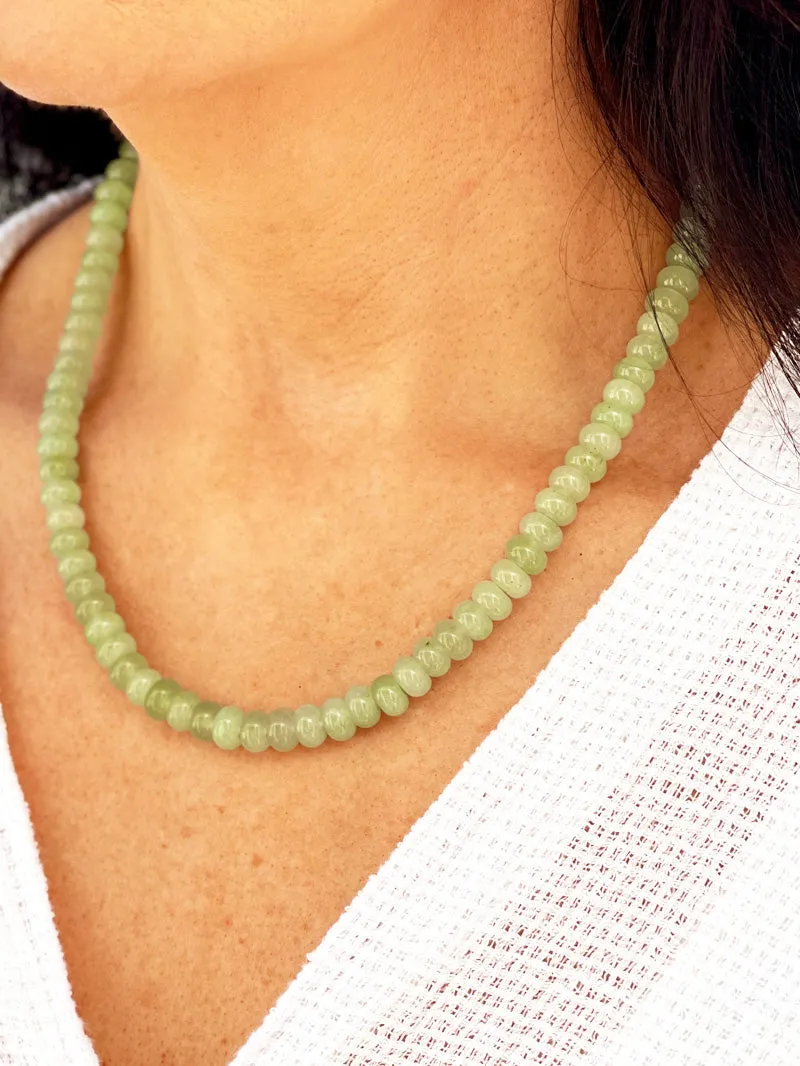 Rondelle Necklace - Green