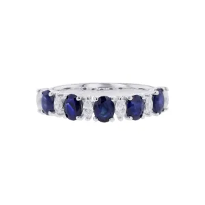 Serene Sapphire and Diamond Ring