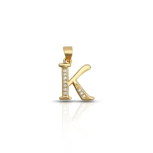 Silver "K" Symbol Pendant