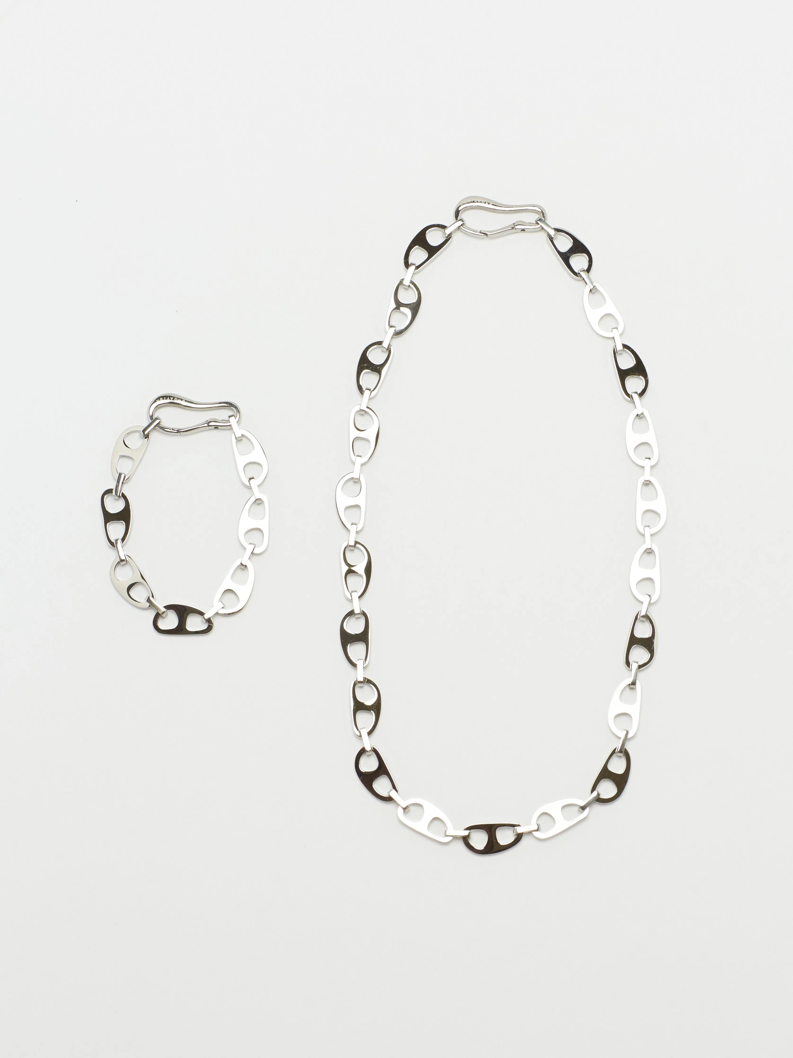 Small Silver Tab Bracelet