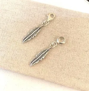 Sterling Silver Feather Charm