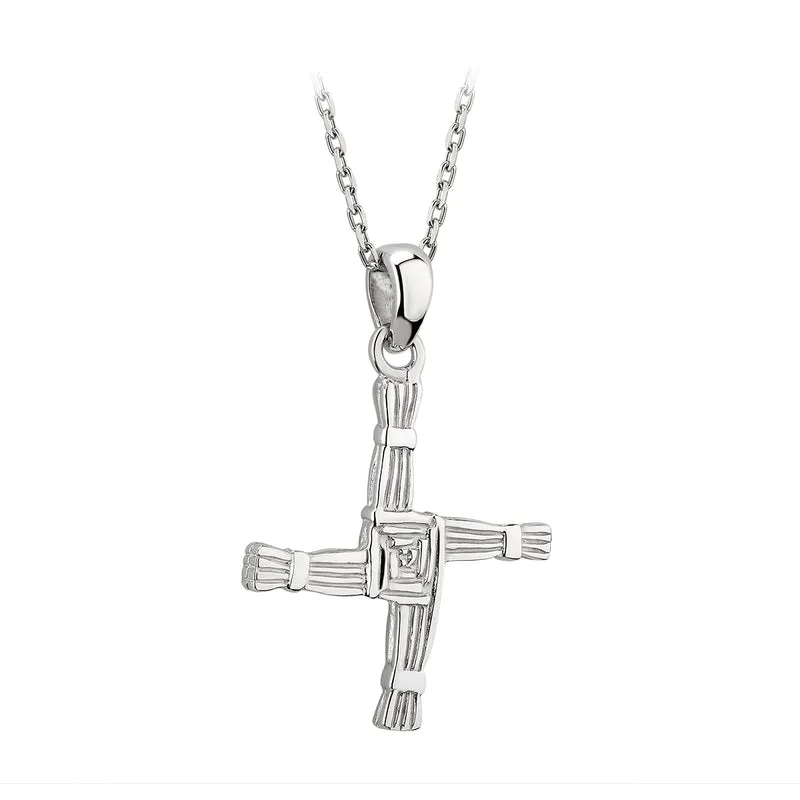 Sterling Silver St.Brigid Cross Pendant