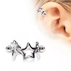 Surgical Steel Star Cartilage Cuff Cartilage Piercing