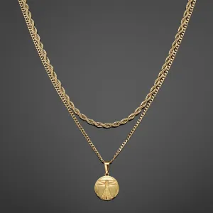 The Da Vinci Pendant Set - Gold RG1011G