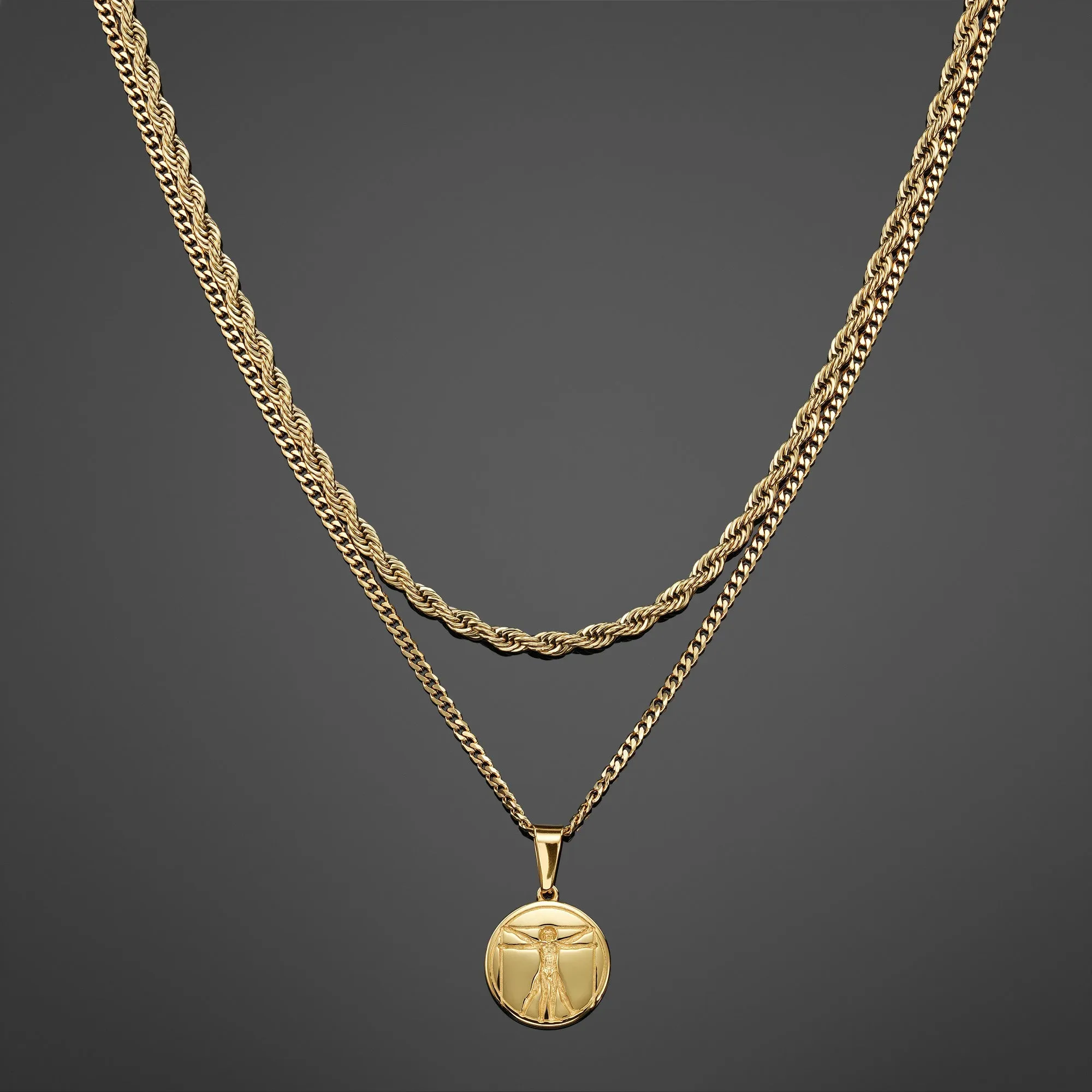 The Da Vinci Pendant Set - Gold RG1011G